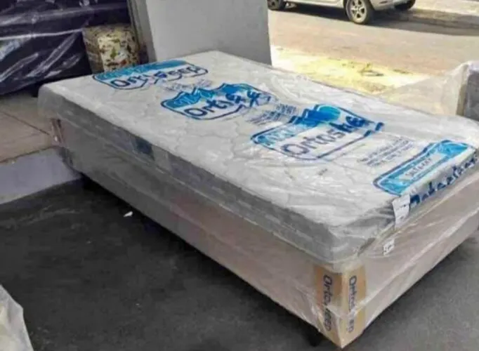 Colchão Ortosleep D33 e base