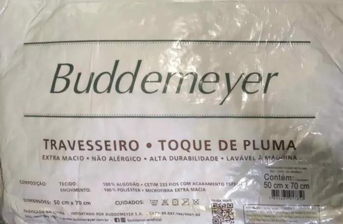 TRAVESSEIRO BUDDEMEYER TOQUE DE PLUMA