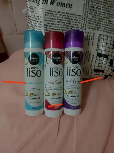 shampoo salon line meu liso e sos bomba