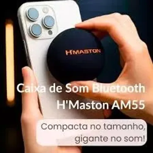 Caixa som Bluetooth AM55 15W H´Maston magnetico
