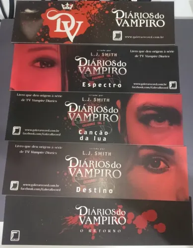 Marcadores de Página Diários do Vampiro