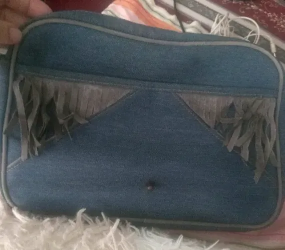 Adidas azul bolsa de ombro