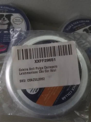 Coleira anti pulga e carrapato