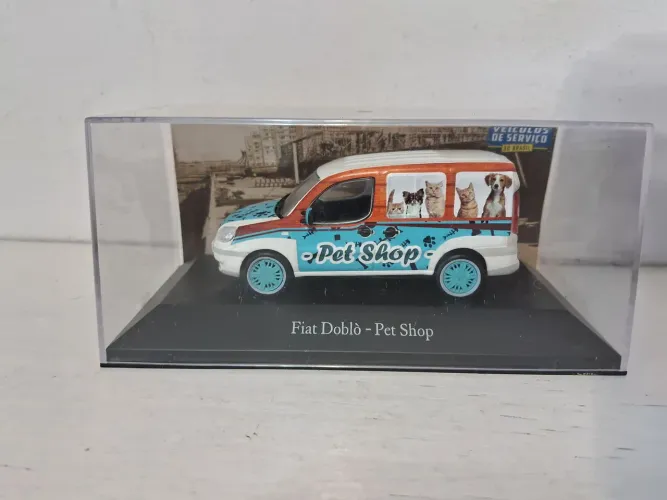 Fiat Doblò - Pet Shop - Miniatura de Coleção