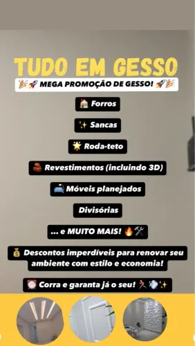 Decoração em Gesso