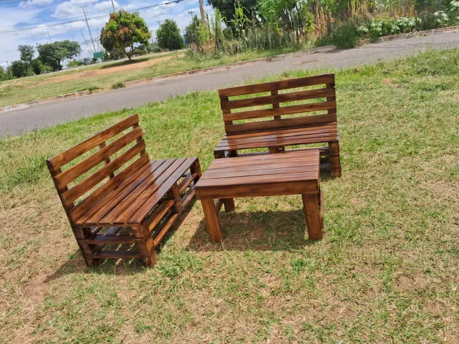 Jogo de banco entrega rápida (fabricamos por encomenda!)
