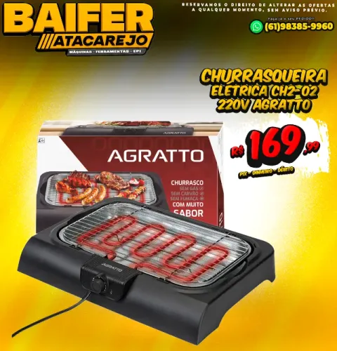 Churrasqueira Elétrica CH2-02 220v Agratto
