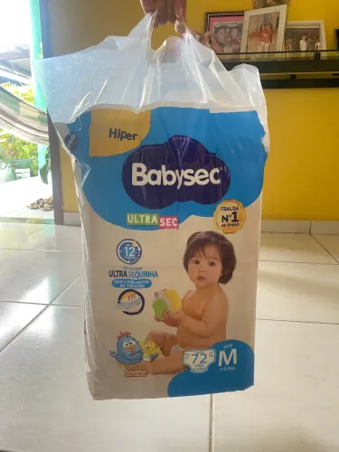 Fralda descartável Babysec