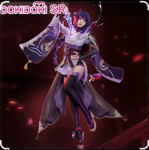 Cosplay Raiden shogun dokidoki sr nunca usado, cosplay + peruca