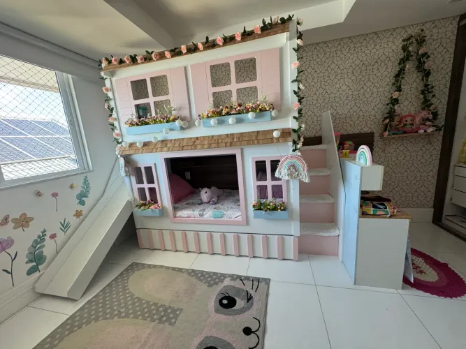Cama triliche de princesa