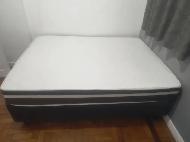 Conjunto colchão e box bau