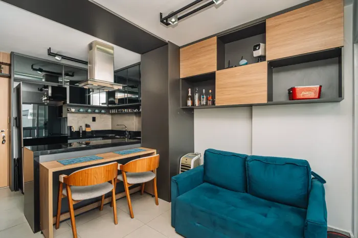 Studio todo reformado no Independência 915