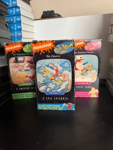 Lote VHS Ren & Stimpy Nickelodeon Original Importado