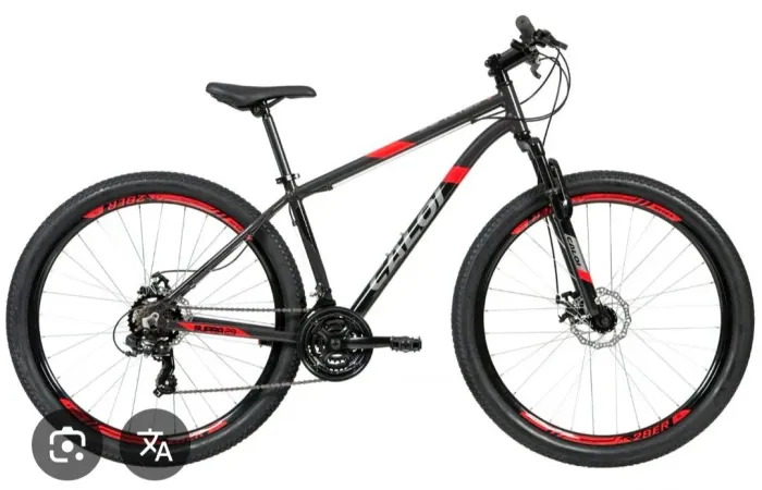 CALOI SUPRA VULCAN ARO 29 COM ALGUNS DEFEITOS,,pnel vazio,pedal solto,e aro empenado