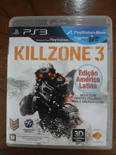Killzone 3 PS3 mídia física