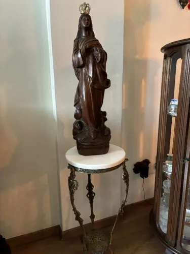 Santo - Estátua em Madeira Maciça