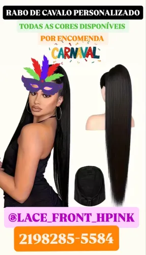 RABO DE CAVALO - LISO PERSONALIZADO 