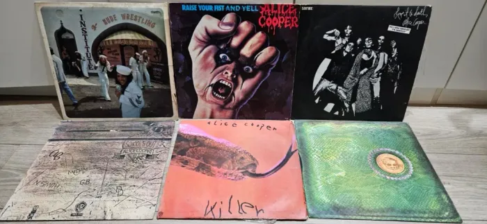 Coleção Alice Cooper em vinil