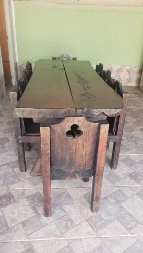 Mesa Rústica de Friburgo - Aceito Olx Pay