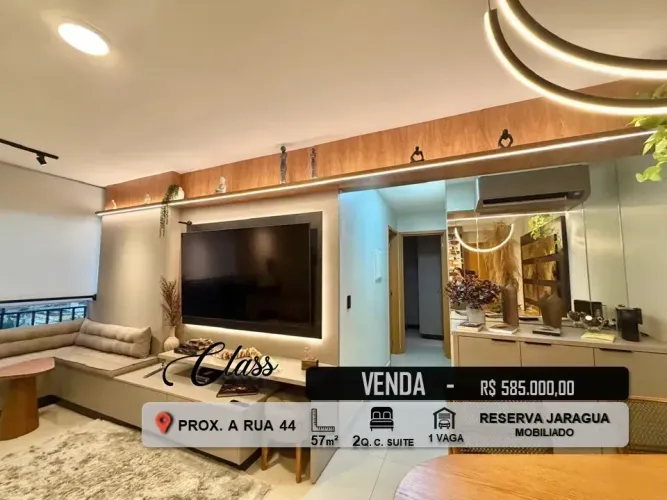 RESERVA JARAGUA COM 57m² com 2 quartos em Vila Monticelli - Goiânia - GO