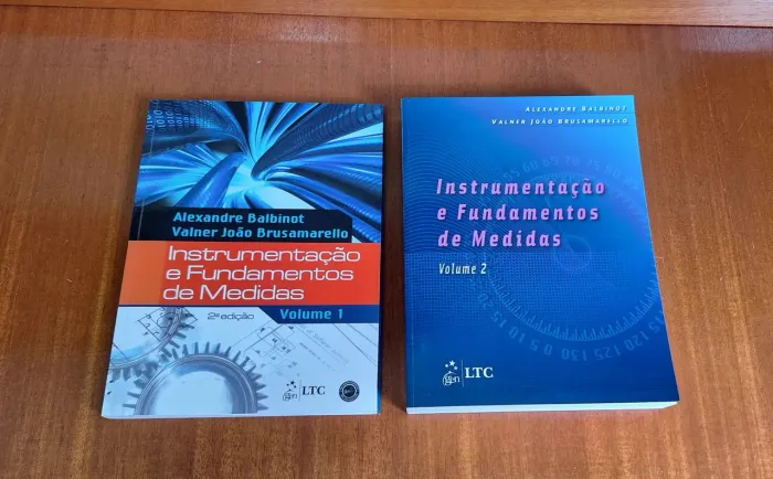 Livros Instrumentação e Fundamentos Medidas V. 1 e 2 - Balbinot