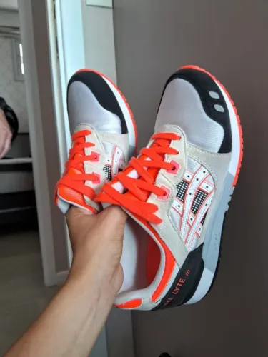 Tênis Asics Gel-Lyte Iii Og Laranja/Off-White