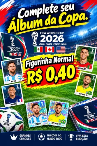 0,40 FIGURINHAS COPA 2026
