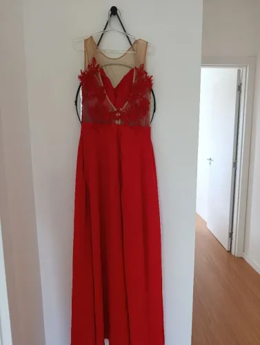 Vestido de Festa Longo Vermelho