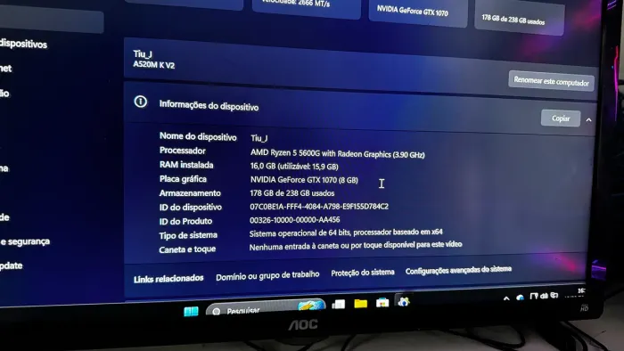 Vendo pc gamer