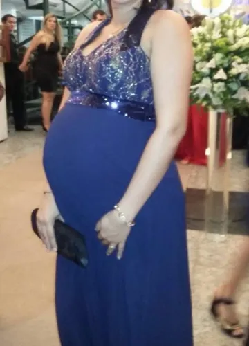 Vestido azul tamanho 42