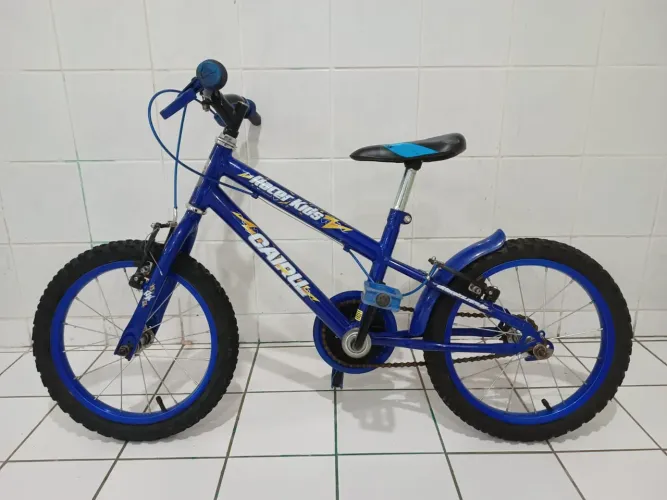 Bicicleta Infantil Aro 16 Cairu Racer Kids Azul