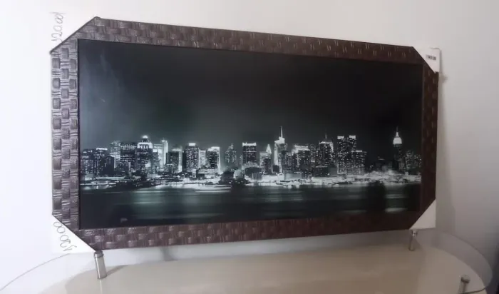 Quadro Decorativo Grande - Preto e Branco