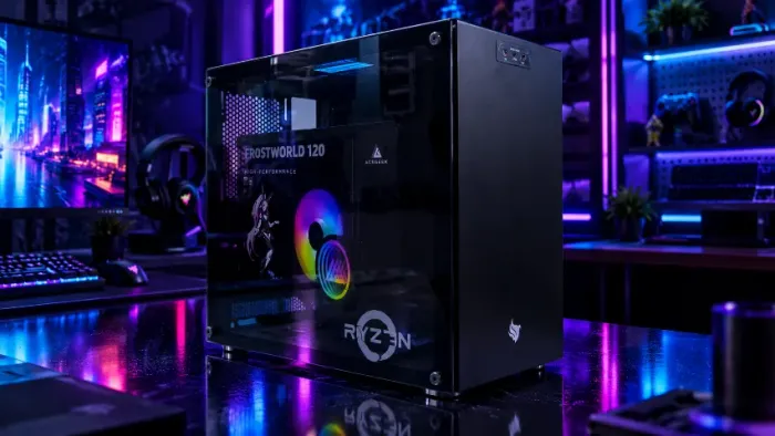 GABINETE GAMER + WATER COOLER (NOVO NA CAIXA)