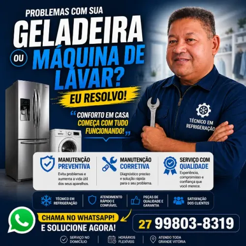 Geladeiras e Freezers.