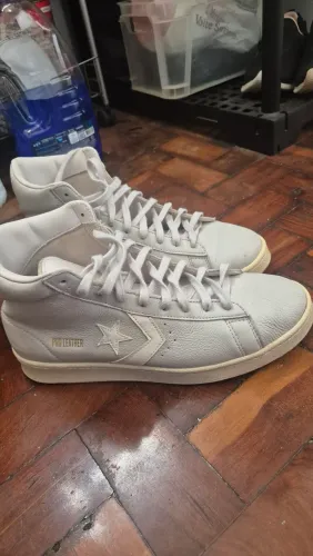 Tênis Converse Pro Leather Cano Alto Off White Original - Tam. 42