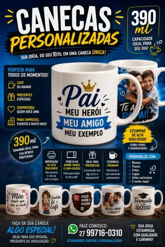 Canecas personalizadas 