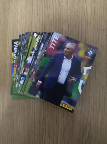Lote completo cards nossa seleção rumo ao Qatar 