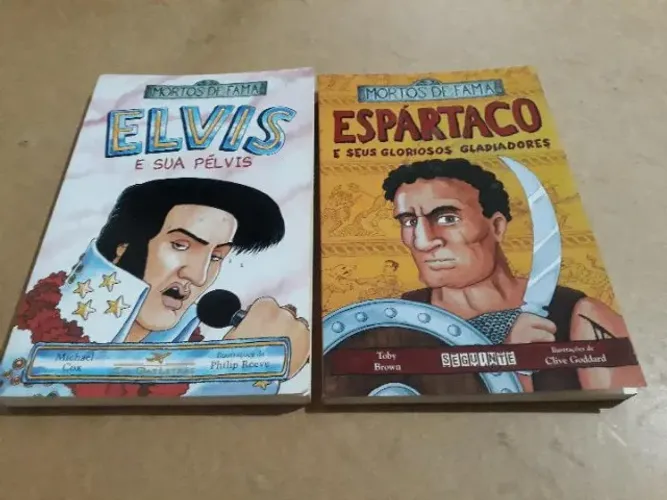 kit 2 livros série mortos de fama