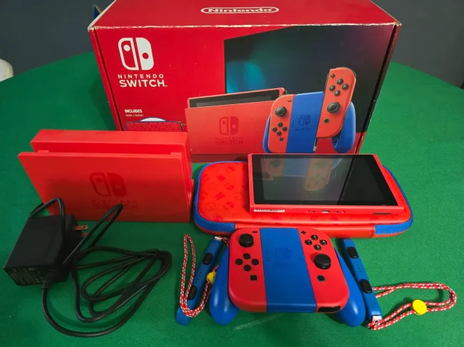Nintendo Switch Mario Edition Red Vermelho