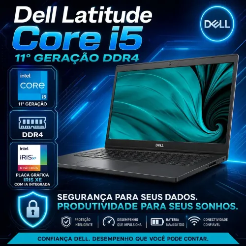 Notebook Dell Latitude Core i5 11° Ger DDR4 (A pronta entrega)
