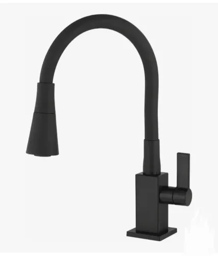 Torneira gourmet preta