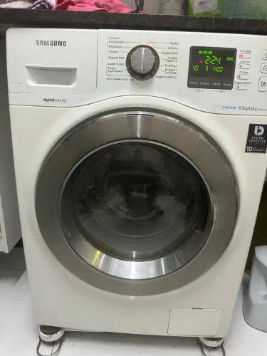 LAVADORA LAVA E SECA SAMSUNG 8,5 ECO BUBBLE