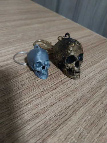 Chaveiros 3D caveiras