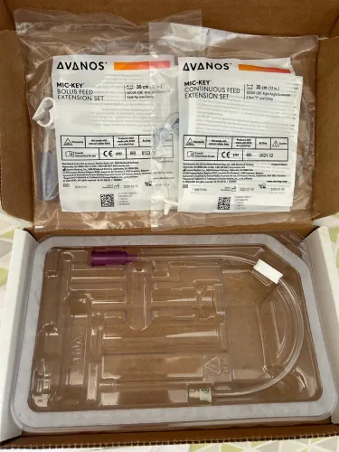 Kit - 3 extensores para gastrostomia