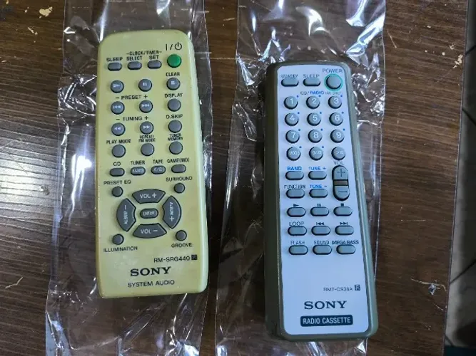 Controle remoto de Áudio system Sony - FUNCIONANDO VALOR DA UNIDADE
