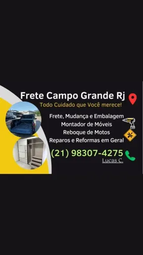 Frete 24 horas Campo Grande Rio de Janeiro
