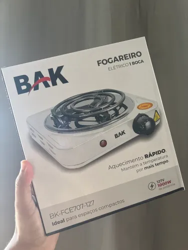 Fogão elétrico 1 boca 127v 1000w de potência