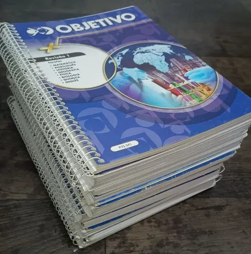 Coleção Apostilas Objetivo Cursinho, com resolução