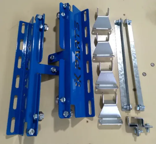 Kit guias de serra universal + barras metalon