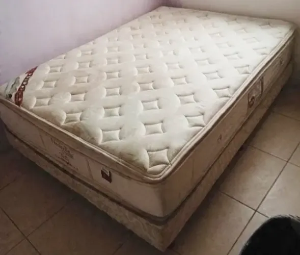 Cama Box Casal + Colchão Nashville (com pillow top)p